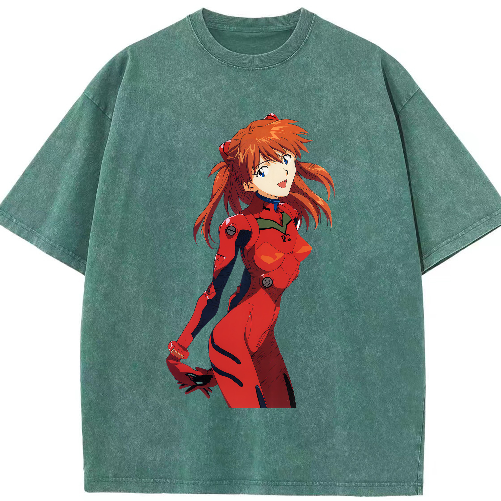 （画像用） EVA 新世紀エヴァンゲリオン 綿100% ヴィンテージ風 半袖Tシャツ（フロントプリント）